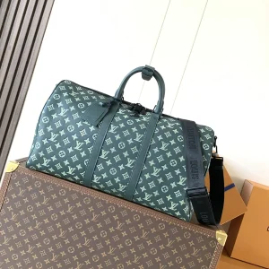 Louis Vuitton Green Monogram Duffle Bag image 1