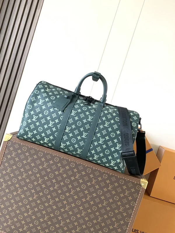 Louis Vuitton Green Monogram Duffle Bag image 1