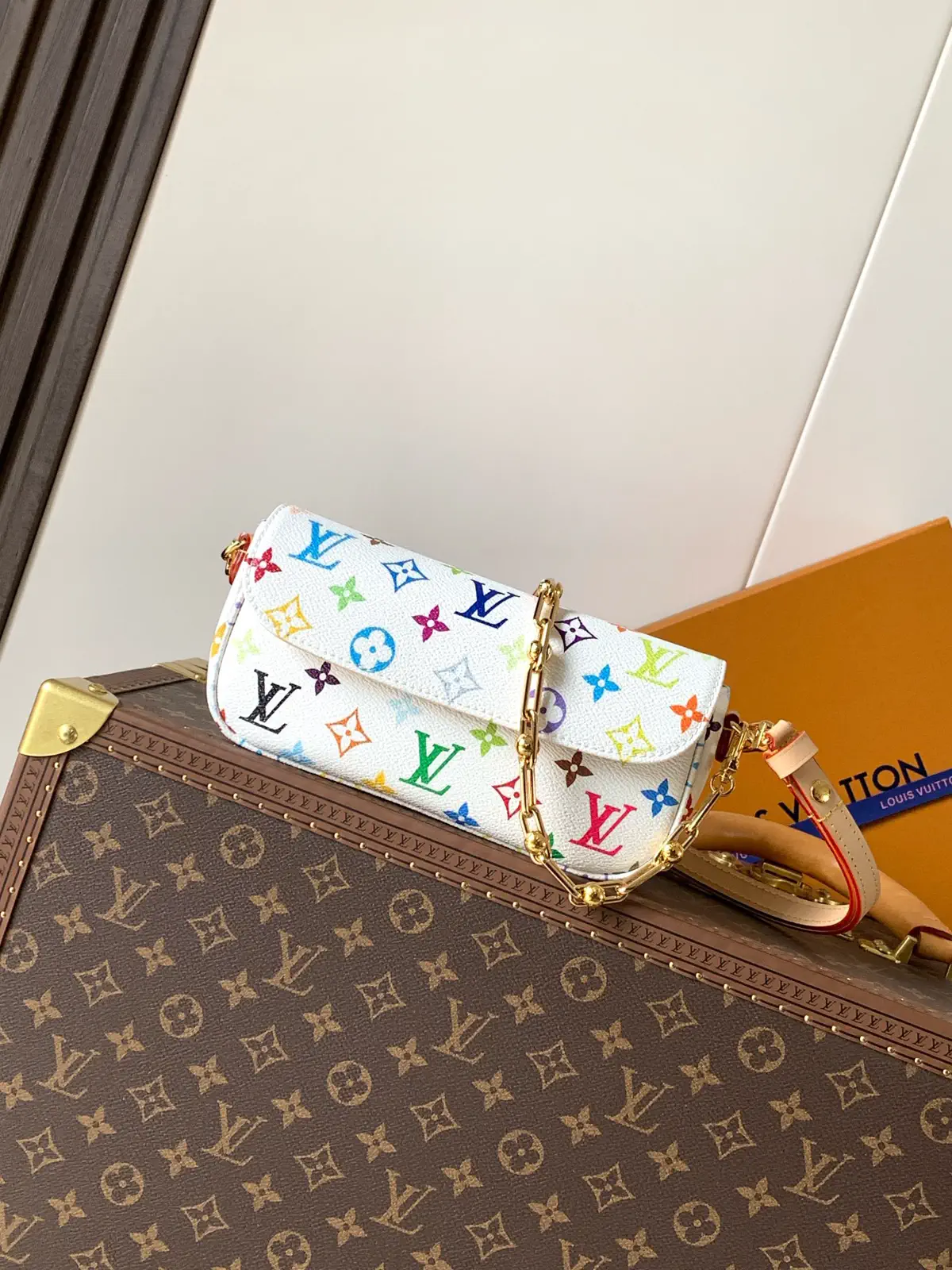 Louis Vuitton Multicolor Monogram Wallet On Chain Ivy image 1