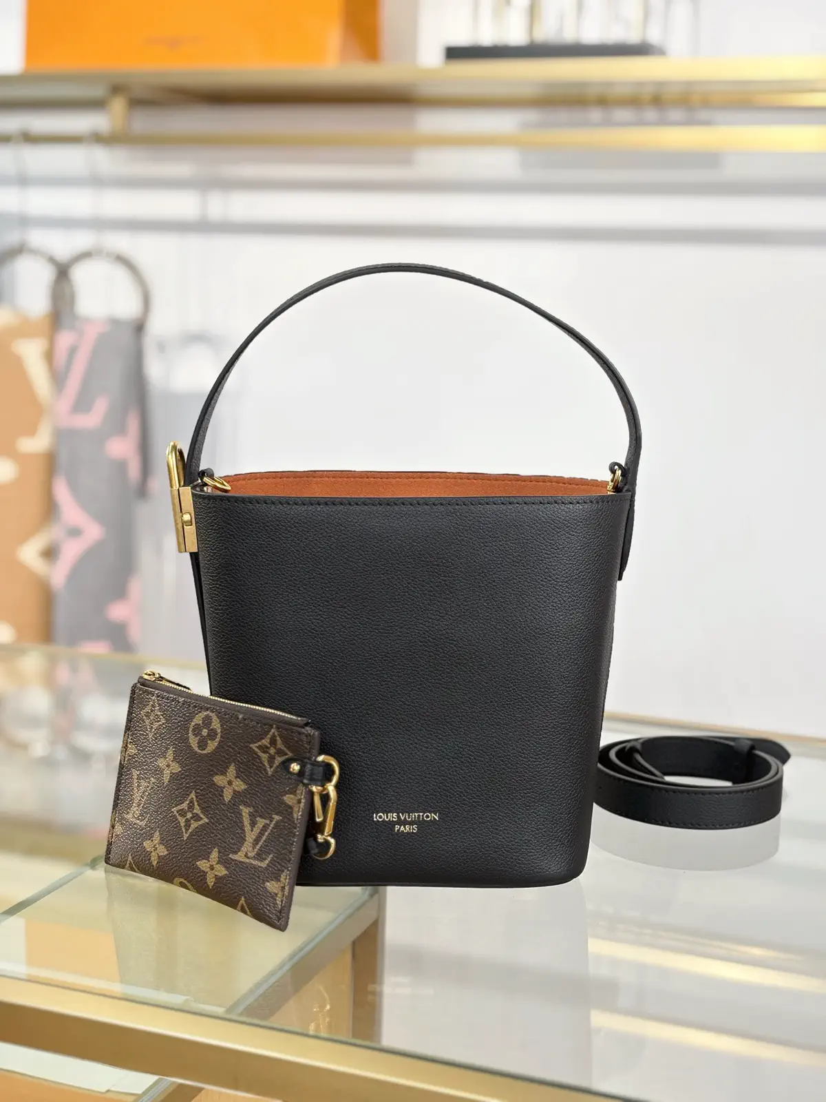 Louis Vuitton Black Low Key All In BB Bucket Bag image 1