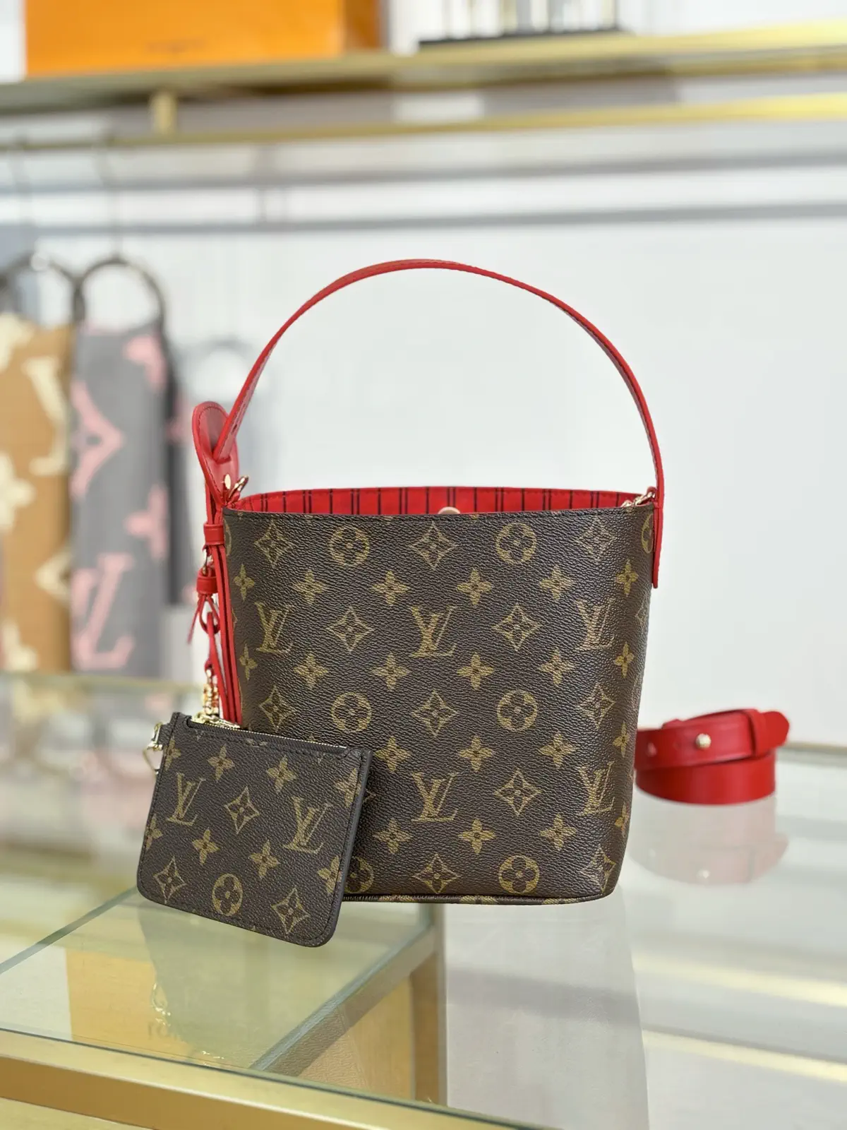Louis Vuitton ALL IN BB Monogram Bucket Bag image 1
