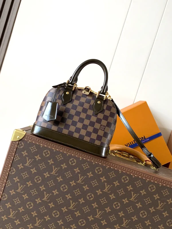 Louis Vuitton Alma BB Damier Ebene Top Handle Bag image 1
