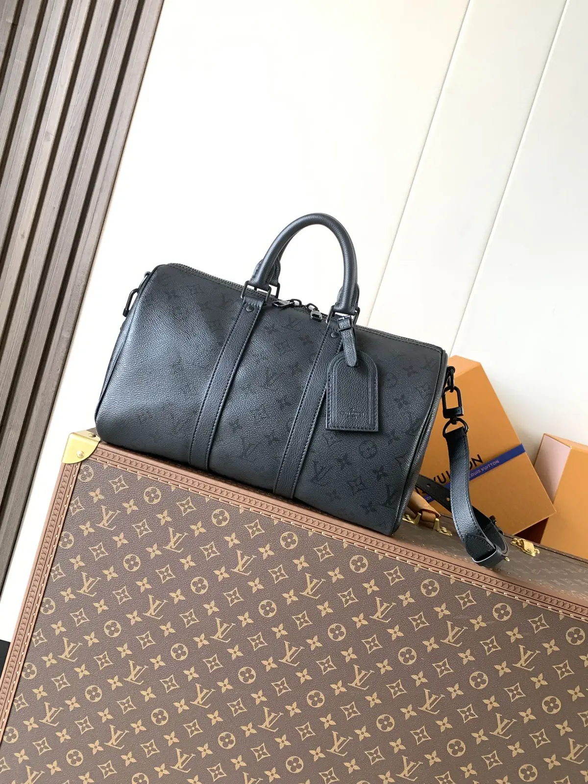 Louis Vuitton Keepall Bandoulière 35 Monogram Duffle Bag image 1