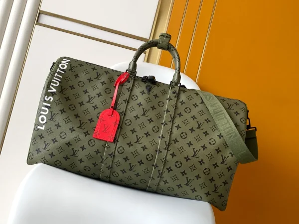 Louis Vuitton Keepall Bandoulière 55 Monogram Duffle Bag image 1
