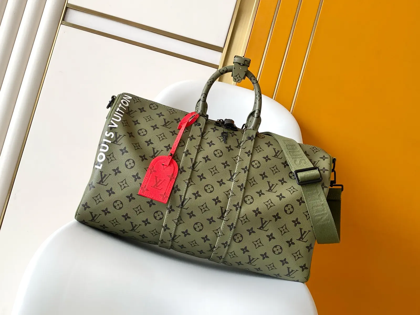 Louis Vuitton Monogram Keepall Bandoulière 45 Duffle Bag image 1
