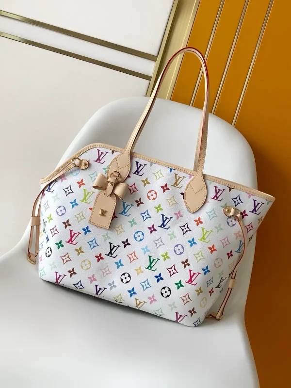 Louis Vuitton Multicolor Monogram Neverfull MM Tote Bag image 1