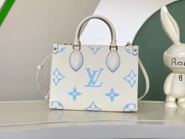 Louis Vuitton OnTheGo Small Monogram Empreinte Leather Top Handle Bag image 1