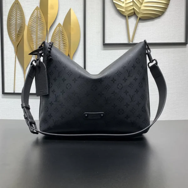 Louis Vuitton Monogram Midnight Vagabond Hobo Bag image 1