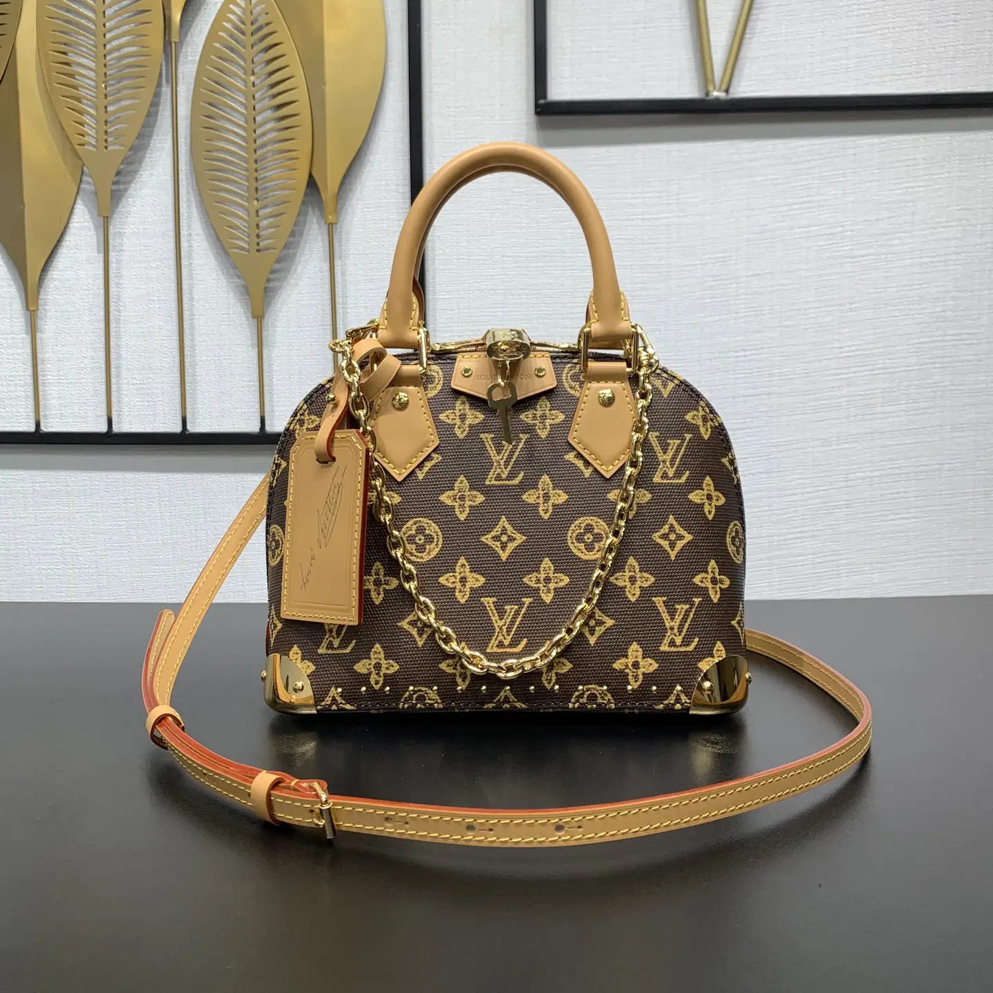 Louis Vuitton Monogram Alma Trunk BB Top Handle Bag image 1