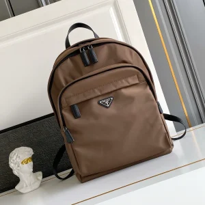 Prada Nylon Backpack with Saffiano Leather Trim image 1