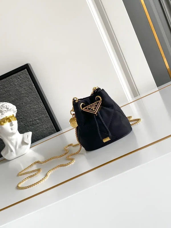 Prada Quilted Nylon Mini Bucket Bag image 1