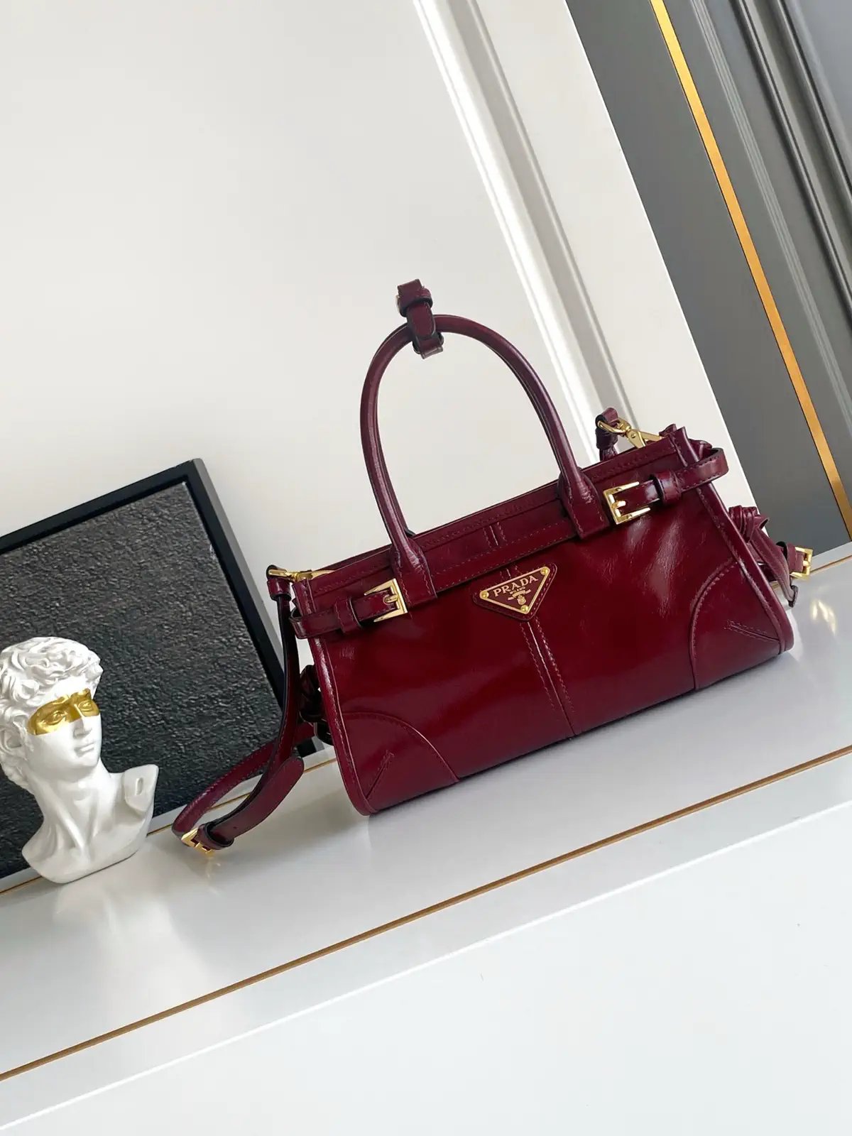 Prada Mini Top Handle Crossbody Bag image 1