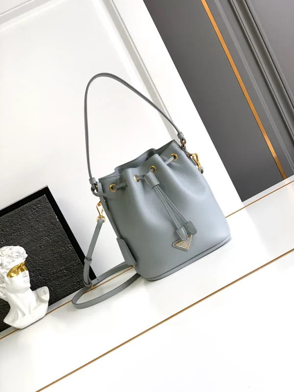 Prada Leather Mini Bucket Bag image 1
