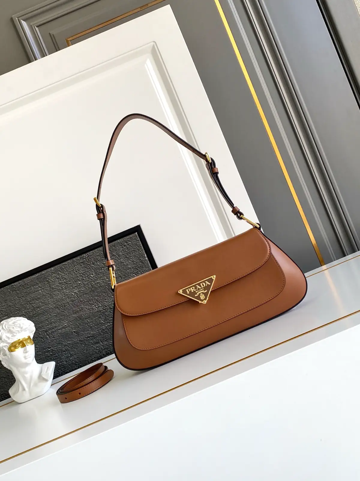 Prada Leather Flap Shoulder Bag image 1