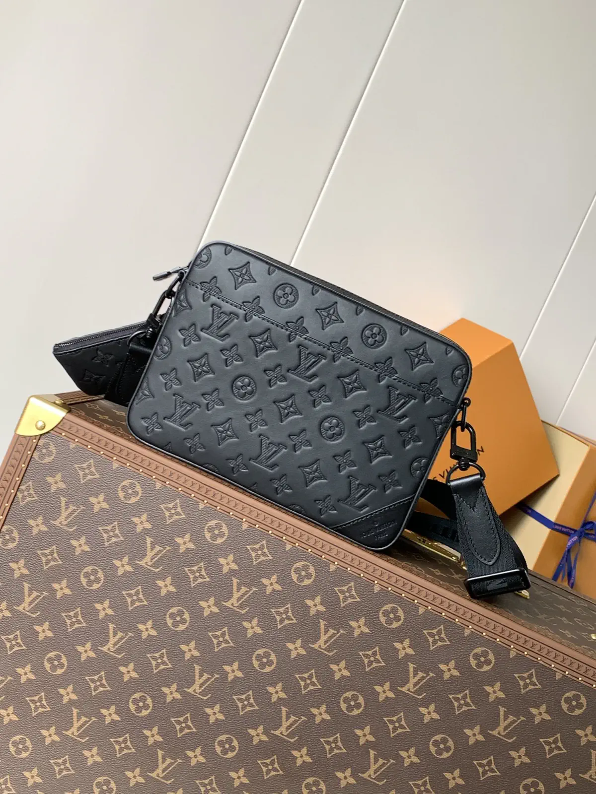 Louis Vuitton Monogram Embossed Duo Messenger Bag image 1