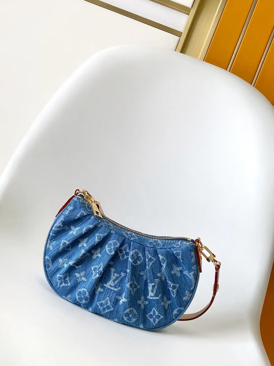 Louis Vuitton Monogram Denim Pochette Valley Bag image 1
