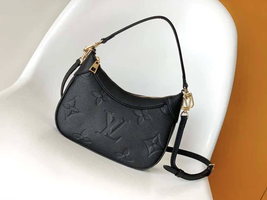Louis Vuitton Bagatelle Black Monogram Empreinte Shoulder Bag image 1