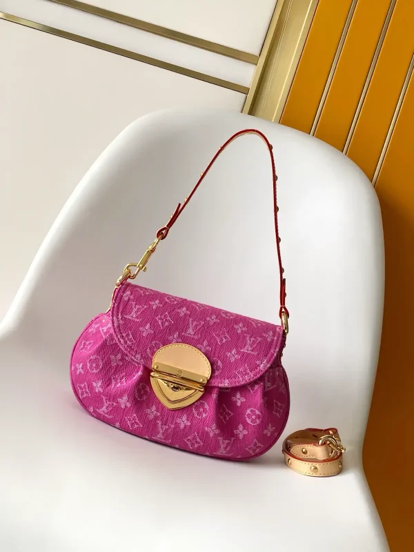 Louis Vuitton Sunset Monogram Denim Shoulder Bag image 1
