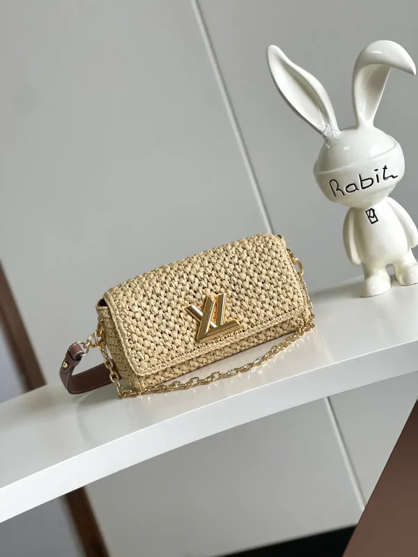 Louis Vuitton Raffia Twist Shoulder Bag image 1