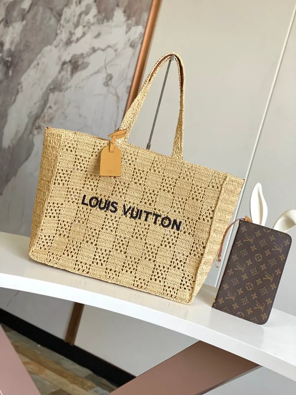 Louis Vuitton Raffia Tote Bag image 1