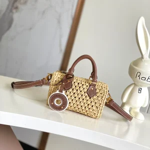 Louis Vuitton Raffia Nano Speedy Top Handle Bag image 1