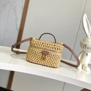 Louis Vuitton Raffia Vanity Chain Pouch Bag image 1