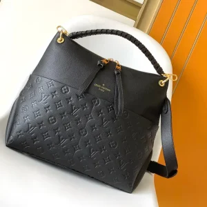 Louis Vuitton Black Monogram Embossed Hobo Bag image 1