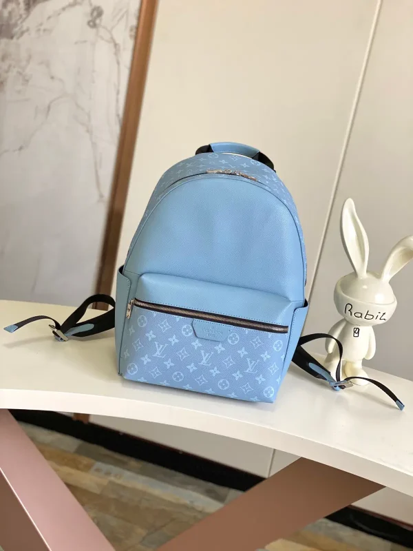 Louis Vuitton Light Blue Monogram Discovery Backpack image 1