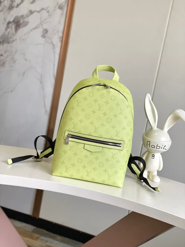 Louis Vuitton Lemon Yellow Monogram Discovery Slim Backpack image 1