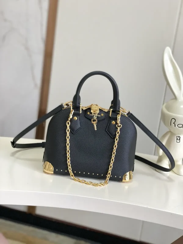 Louis Vuitton Black Alma Trunk BB Top Handle Bag image 1