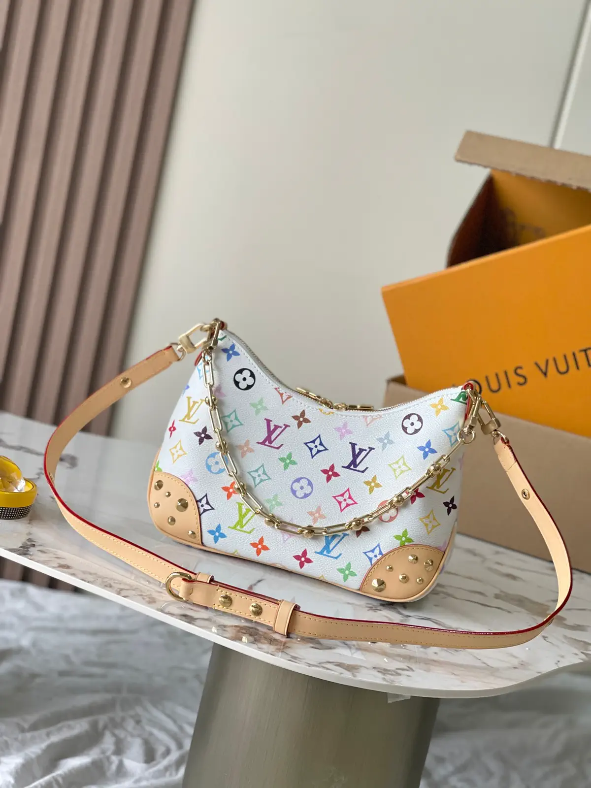 Louis Vuitton Multicolor Monogram Boulogne Shoulder Bag image 1