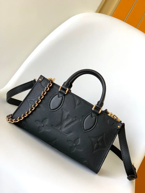 Louis Vuitton Black Monogram Empreinte OnTheGo East West Tote Bag image 1