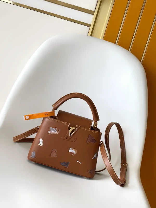 Louis Vuitton Cat Illustration Capucines BB Top Handle Bag image 1