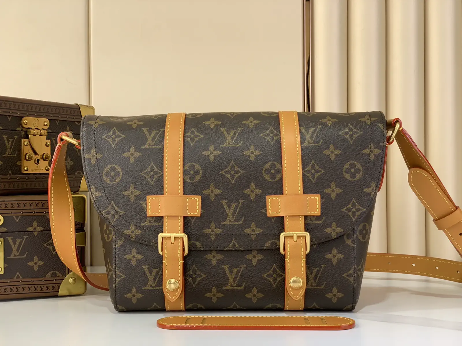 Louis Vuitton Monogram Canvas Messenger Bag image 1