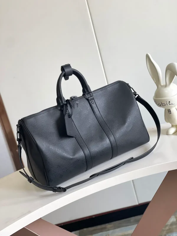 Louis Vuitton Monogram Midnight Keepall Bandoulière 45 Duffle Bag image 1