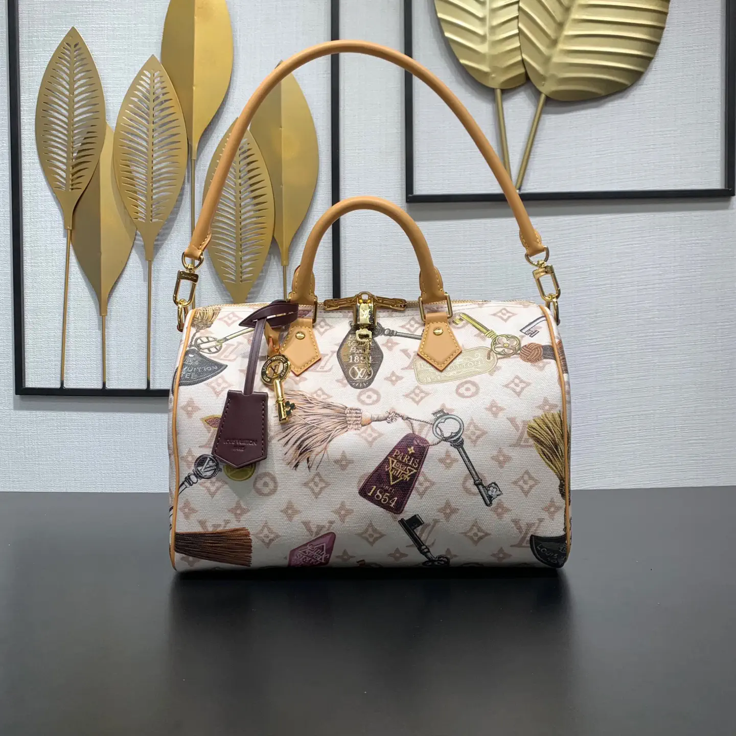Louis Vuitton Getaway Speedy 30 Soft Printed Canvas Top Handle Bag image 1