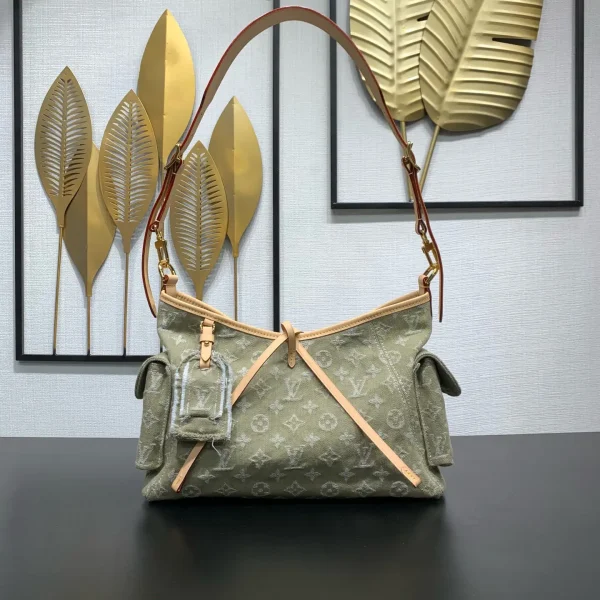 Louis Vuitton Green Monogram Carryall Cargo Small Bag image 1
