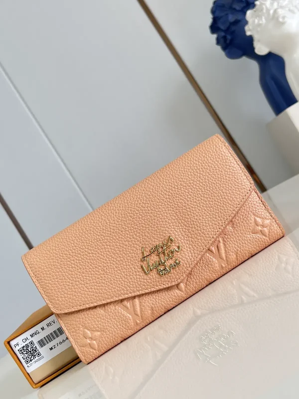 Louis Vuitton Sarah Peach Monogram Wallet image 1