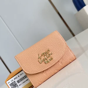 Louis Vuitton Rosalie Peach Leather Wallet image 1