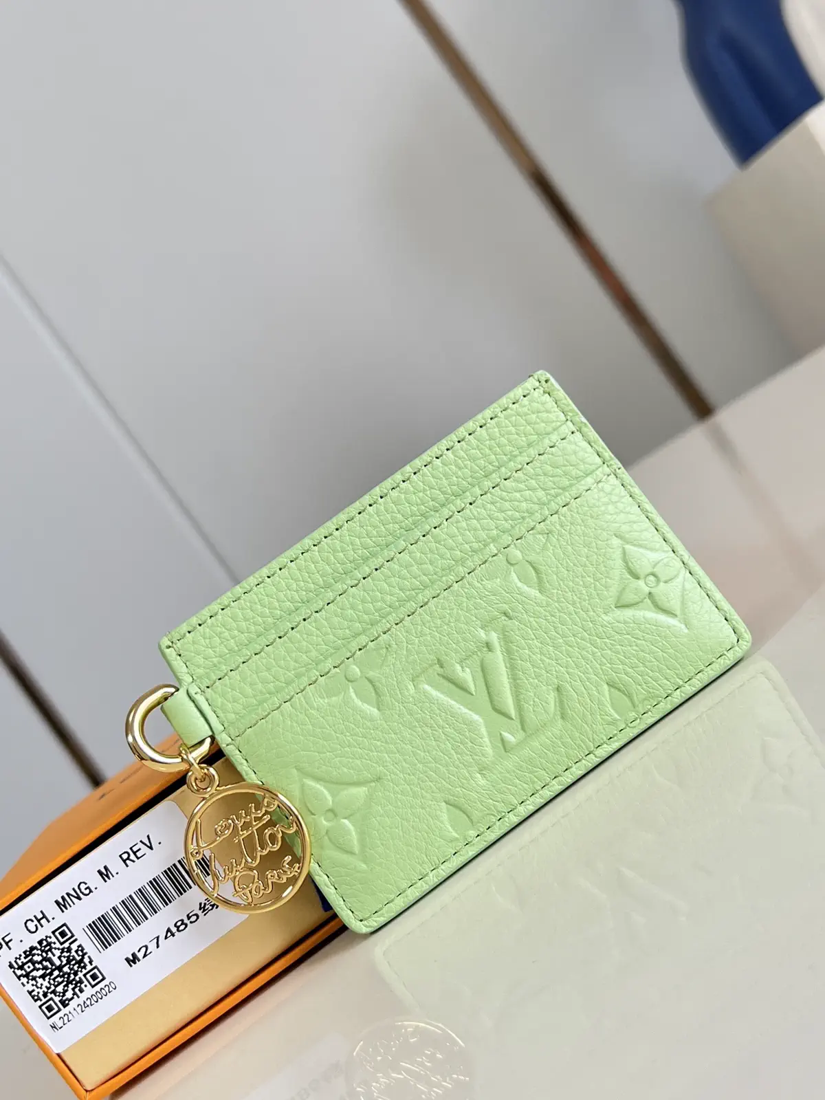 Louis Vuitton Green Monogram Empreinte Card Holder image 1