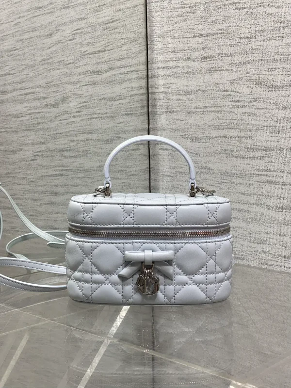Dior Quilted Bow Cosmetic Bag image 1