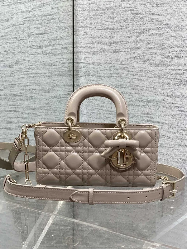 Dior Quilted Top Handle Bag with Bow Detail image 1
