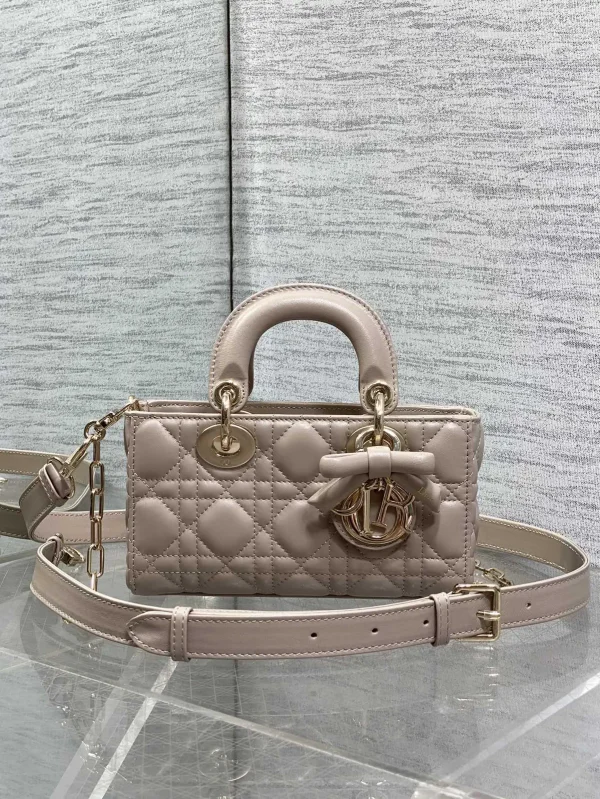 Dior Quilted Mini Top Handle Bag with Bow Detail image 1