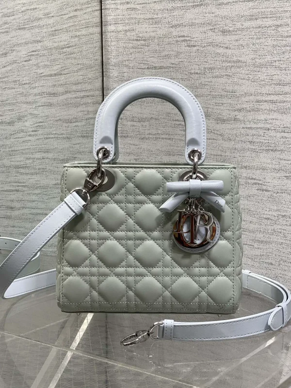 Dior Quilted Bow Detail Top Handle Bag image 1