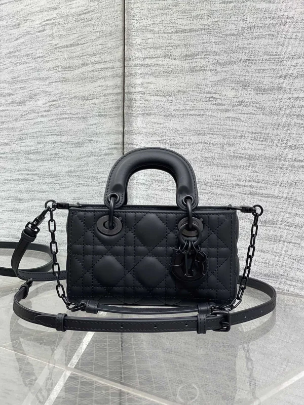 Dior D-Joy Quilted Top Handle Bag image 1