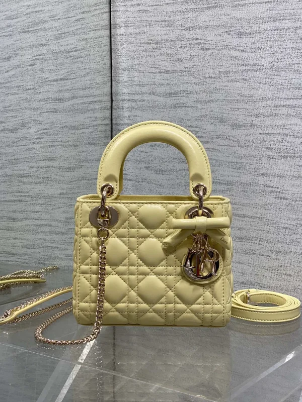Dior Quilted Bow Detail Top Handle Bag image 1