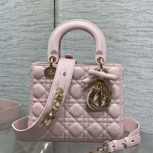 Dior Quilted Bow Detail Top Handle Bag image 1