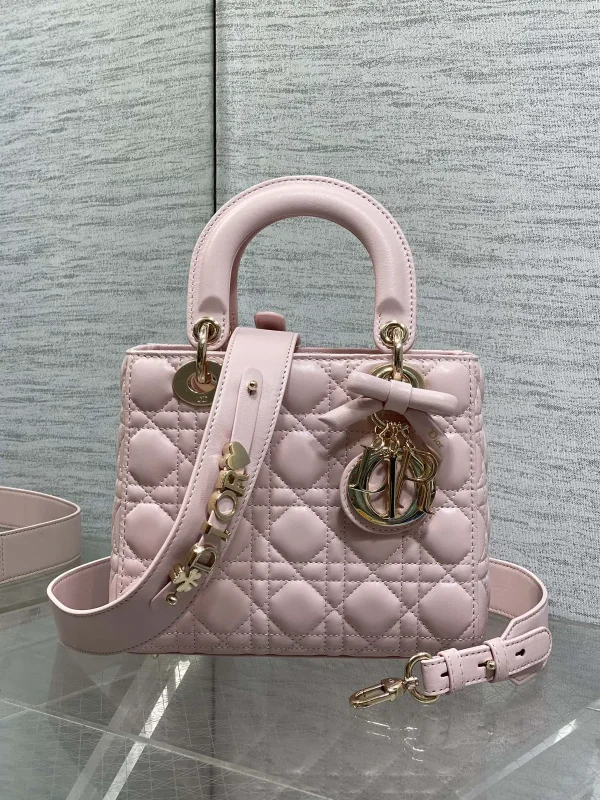 Dior Quilted Bow Detail Top Handle Bag image 1