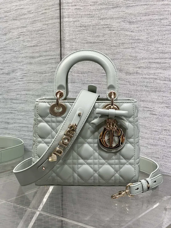 Dior Quilted Bow Detail Top Handle Bag image 1