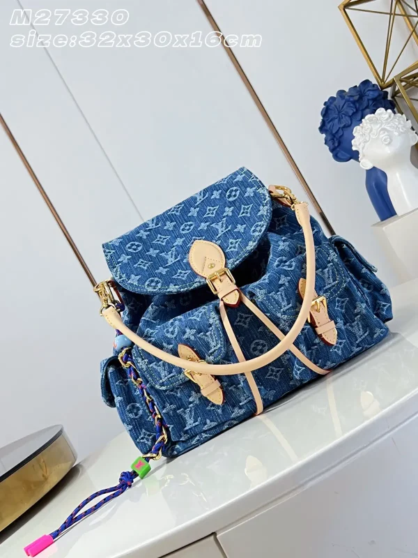 Louis Vuitton Denim Monogram Backpack image 1